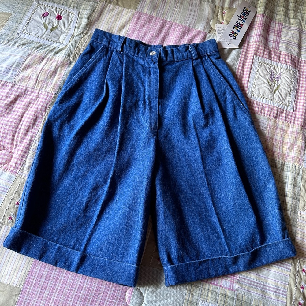 Blue Denim Women's Shorts Size 4 NWT 26” waist Made in‎ the USA